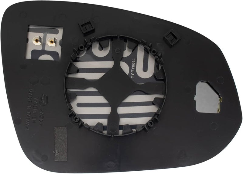 TRQ Driver Side Heated Mirror Glass with Backing Plate Compatible with 2014-2019 Toyota Highlander TO1324125 - Image 5