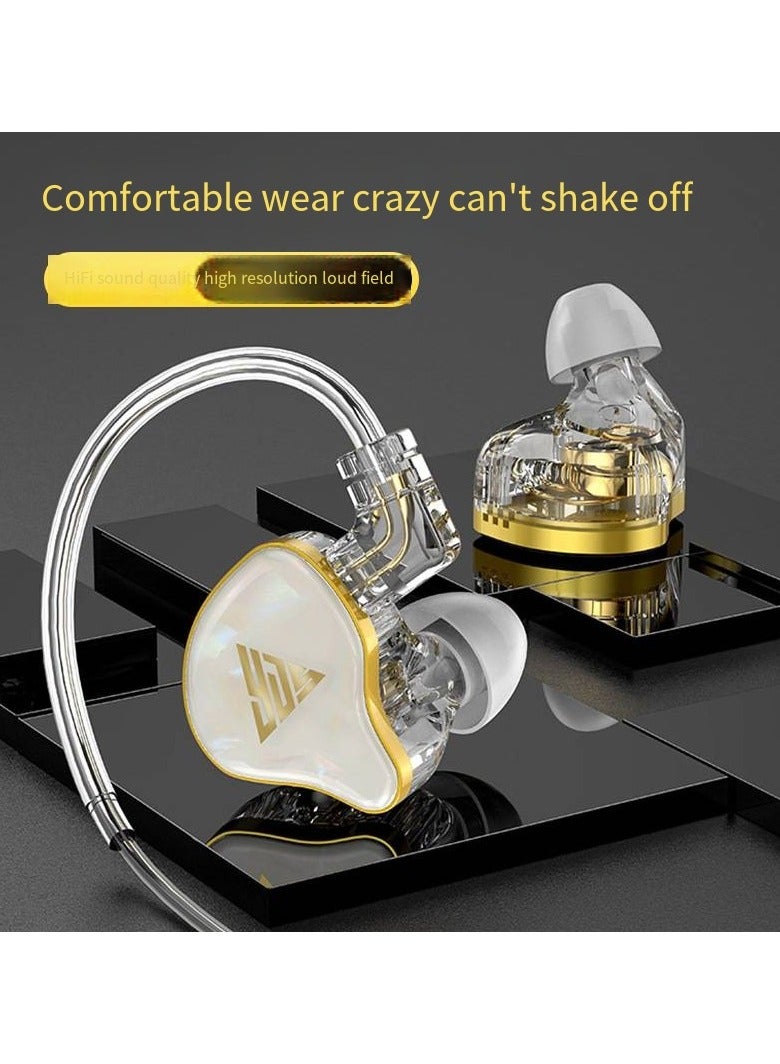 In-ear pluggable wired headphones with replaceable cable, high-fidelity HiFi wired noise-canceling headphones - Image 1