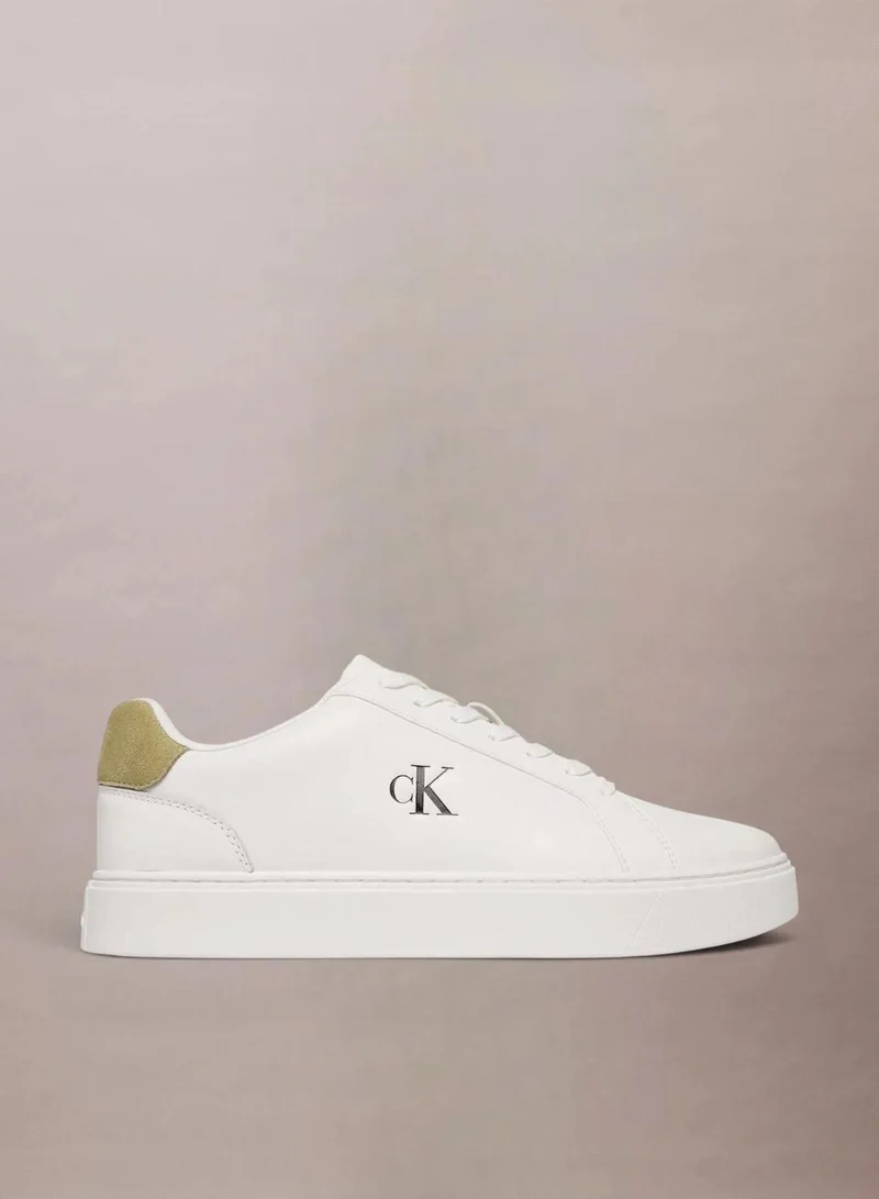 Smooth Leather Flexible Sole Trainers