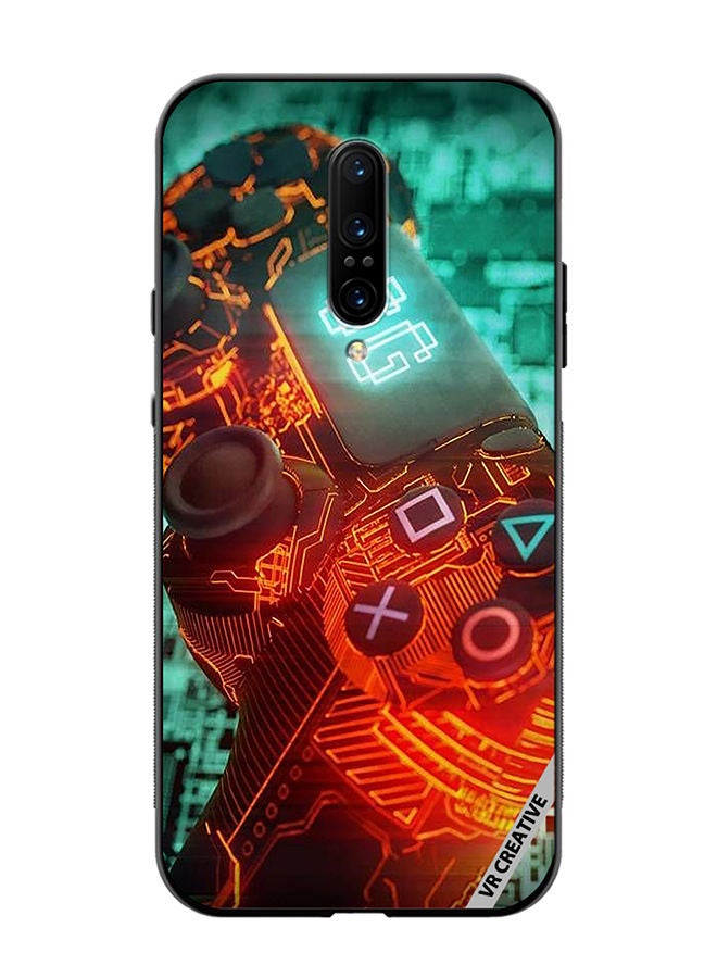 VR CREATIVE Protective Case Cover For OnePlus 7 Pro Ps4 Controller Design Multicolour - Image 1
