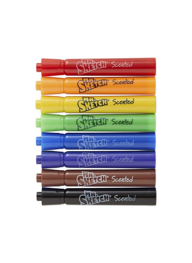 مستر.سكيتش ® أقلام تحديد معطرة بألوان متنوعة مجموعة مكونة من 8 قطع - Image 2