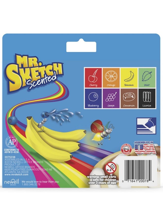 مستر.سكيتش ® أقلام تحديد معطرة بألوان متنوعة مجموعة مكونة من 8 قطع - Image 5