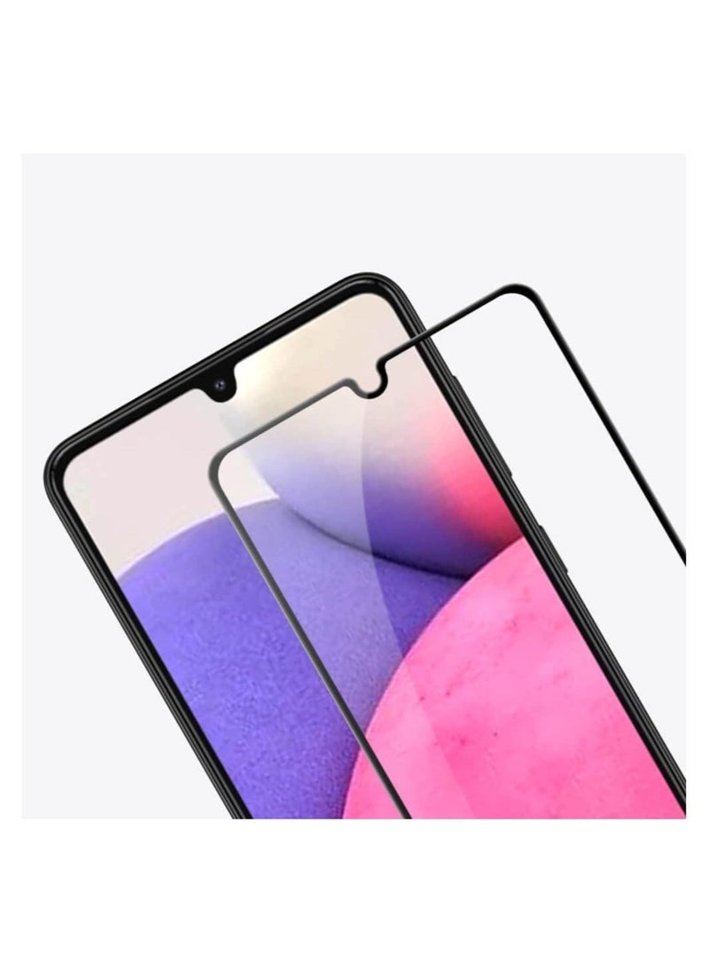Raxoom Glass for Samsung Galaxy A33 5G Screen Protector Tempered Glass Full Glue Edge-to-Edge Protector(4 Pack) - Image 3