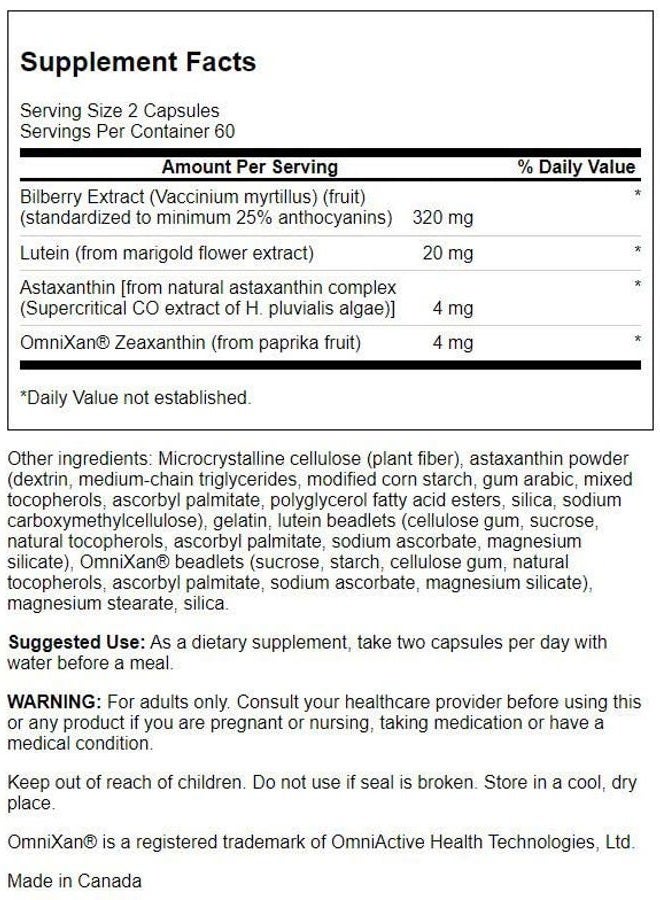 SWANSON Ultra Eyesalive 120 Capsules - Image 2