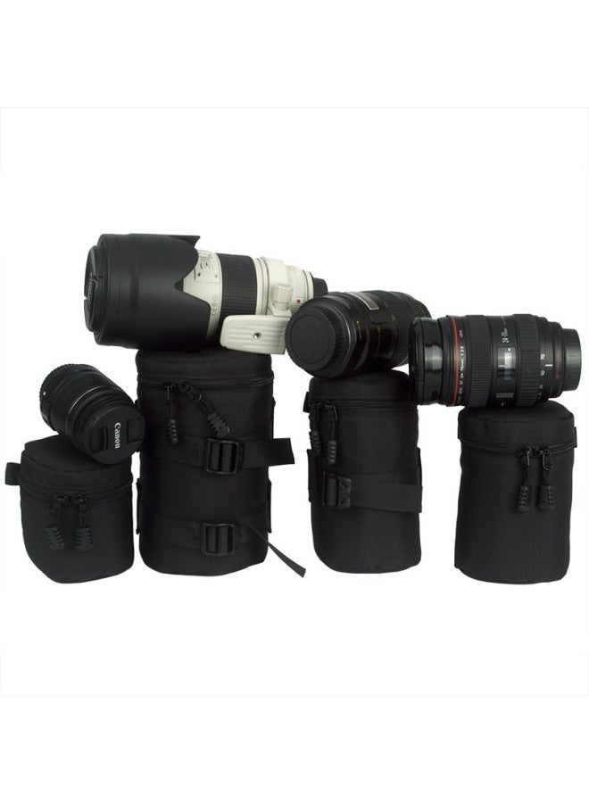Direct Supply SLR Camera Lens Bag Lens Barrel Storage Bag Waterproof Shockproof Lens Bag-color:black-size:B85130 Original Medium Size - Image 3