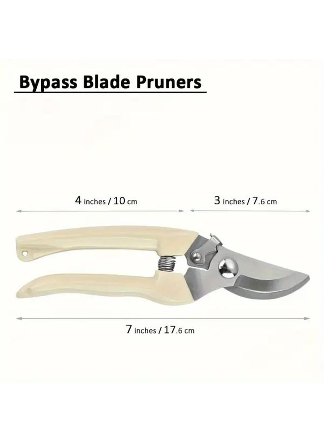 Straight Blade Garden Pruning Scissors Set for Cutting Flowers Trimming Plants and Fruit Picking - Image 3
