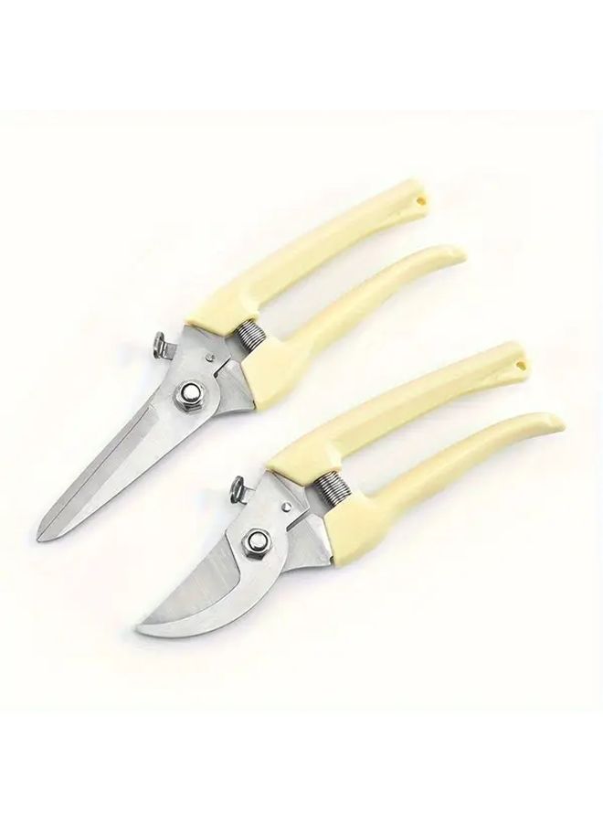 Straight Blade Garden Pruning Scissors Set for Cutting Flowers Trimming Plants and Fruit Picking - Image 1