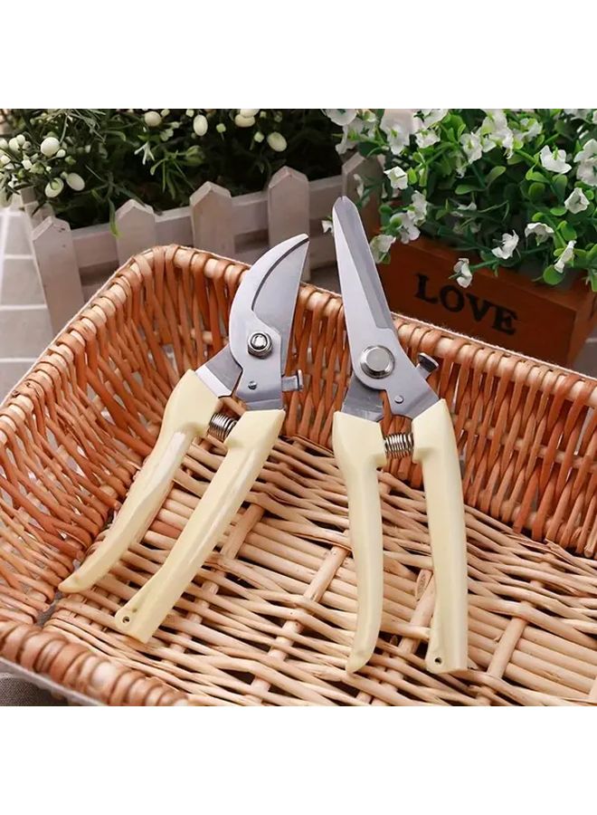 Straight Blade Garden Pruning Scissors Set for Cutting Flowers Trimming Plants and Fruit Picking - Image 2