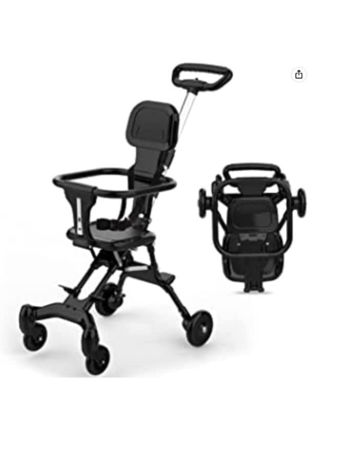 Generic Lightweight Stroller Convenience Stroller with 360 Degree Rotational Seat Baby Toddler Stroller for Travel Multi Position Recline Ultra Compact Fold & Airplane Ready Travel Stroller  - Image 1