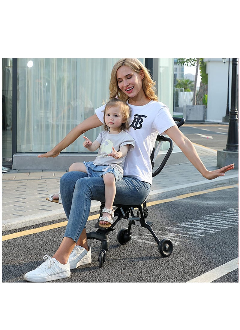 Generic Lightweight Stroller Convenience Stroller with 360 Degree Rotational Seat Baby Toddler Stroller for Travel Multi Position Recline Ultra Compact Fold & Airplane Ready Travel Stroller  - Image 5