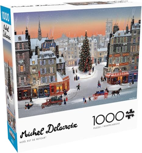 Buffalo Games Michel Delacroix Nol est de Retour 1000 Piece Jigsaw Puzzle for Adults Challenging Puzzle Perfect for Game Nights Finished Size is 2675 x 1975