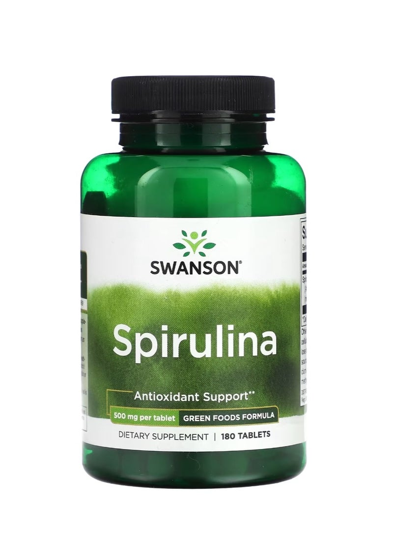 سوانسون سبيرولينا 500 ملجم 180 قرص - Image 1