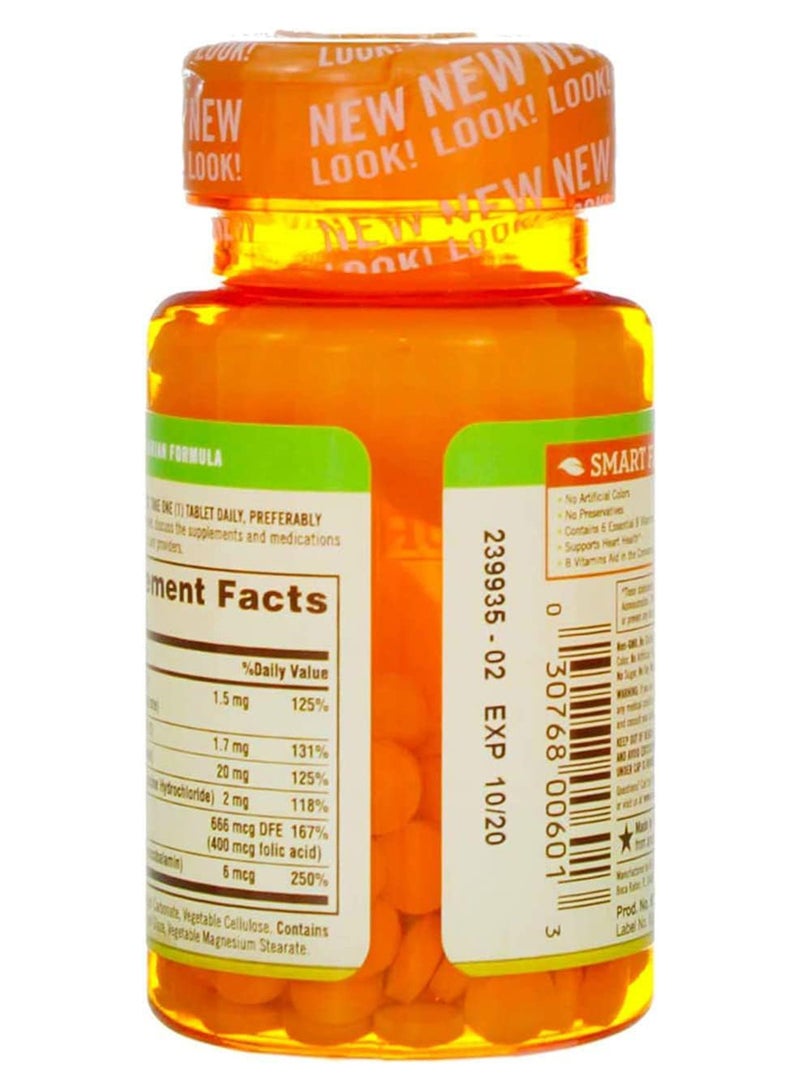 sundown Naturals Vitamin B Complex 100 Tablets over 3 months supply packing may vary - Image 4