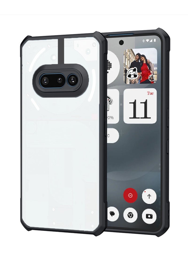 for Nothing Phone 3A 5G Case, Ultra Thin Lightweight, Soft TPU Bumper, Acrylic Clear Back Cover Nothing Phone 3A 5G - Image 1