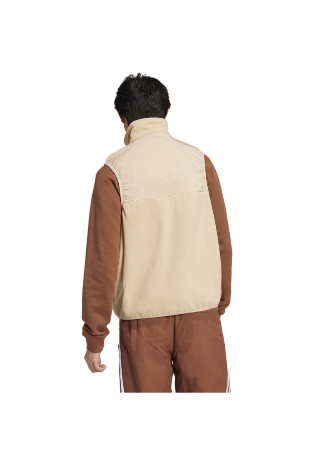 Adidas adidas Fleece vest Beige Originals Men JACKETS  - Image 5