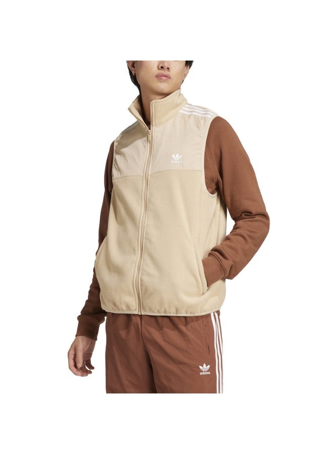 Adidas adidas Fleece vest Beige Originals Men JACKETS  - Image 4