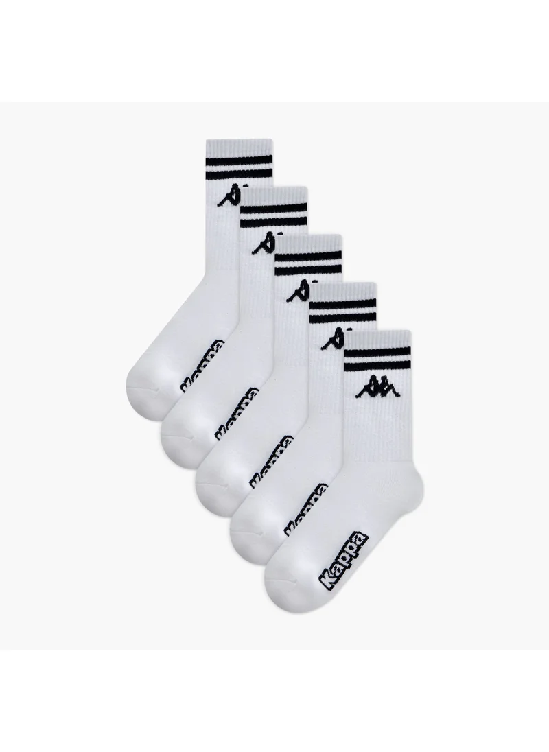 Kappa Set of 5 - Kappa Logo Detail Crew Length Socks