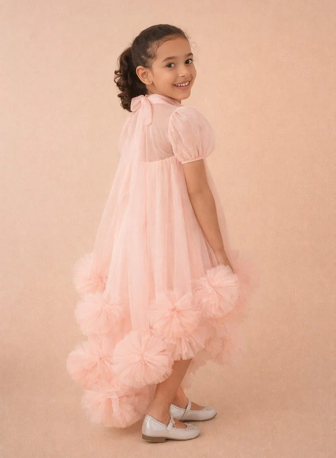 فيا بامبينو Pink Cloud Couture Dress 3204