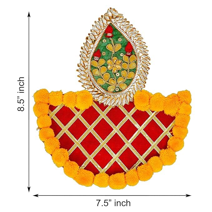 Sanvatsar Traditional Diwali Rangoli Set, Decorative Flower Patter for Festival Home Decor (Diya Rangoli Pom) - Image 4