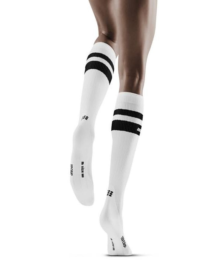 CEP Men's Tall Compression 3.0 Run Socks 80's Themed White/Black Size 4 - Image 2