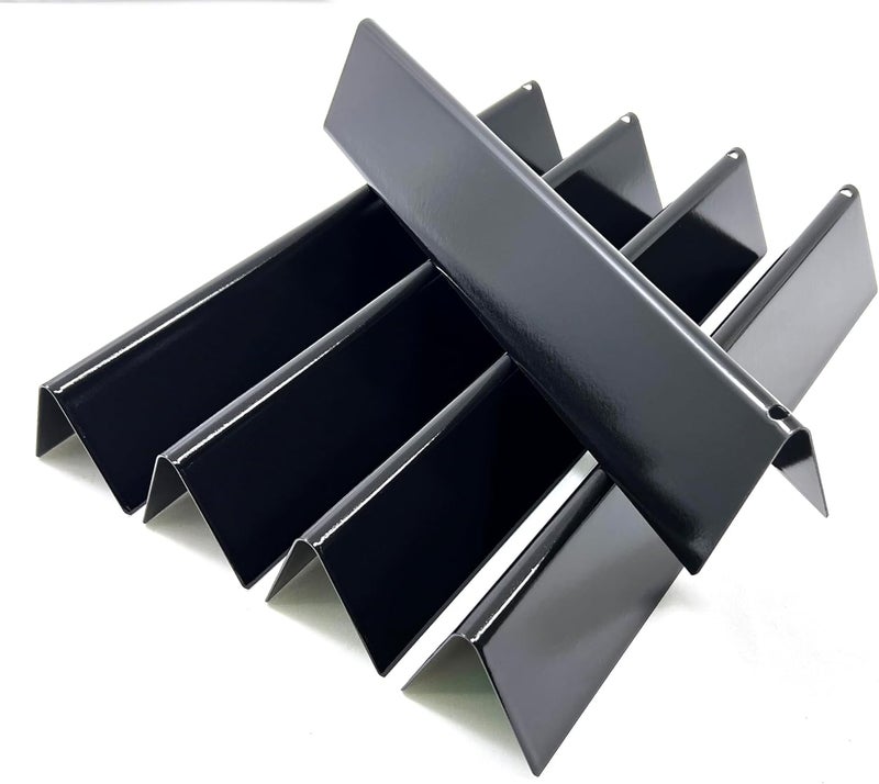 Direct Store Parts DP150 15.3 Inch Porcelain Steel Flavorizer Bars/Heat Plates (5-Pack) for Weber Spirit & Spirit II 300 Series, Spirit II E-310 (Front-Mounted Control) Grill Parts - Image 1