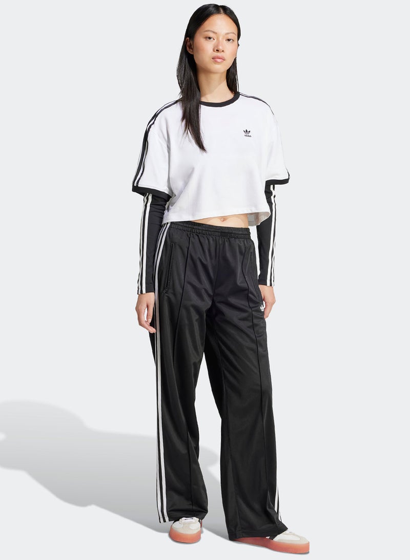 adidas Originals Adicolor 3 Stripes Loose Crop T-Shirt  - Image 5