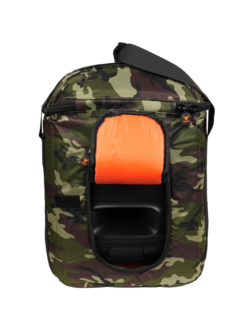 Angry Bull Speaker Bag Safety Carrying Storage Case with Shoulder and Handy Strap Travel Bag for JBL Encore Essential - ARMY A  - Image 3
