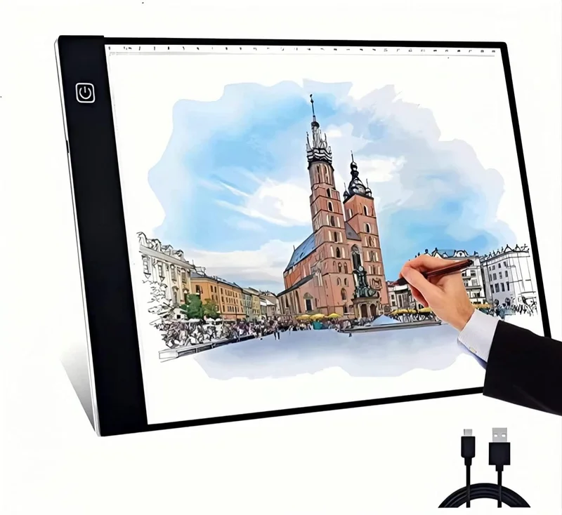 Valkyrie B132 A4 Size Drawing Copying Sketching Ultra Thin Animation Drawing Tablet with LED Light