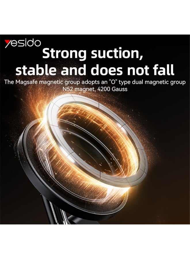 Yesido C298 Clip MagSafe Magnetic Mobile Phone Holder(Black) - Image 3