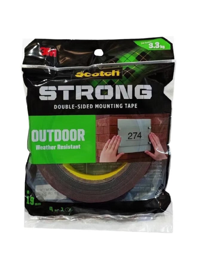 3M 3M Double-Sided Tape, Car Logo, Etc Dedicated, Sigao Outdoor Environment, Strong Double-Sided Tape, Resistant To High And Low Temperatures, 19Mm Wide, 4M Long, 1.1Mm Thick - Image 3