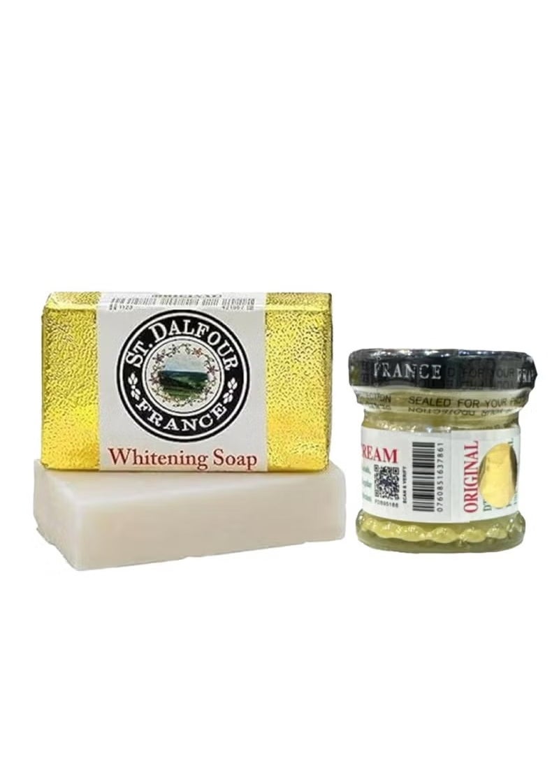 St.Dalfour St. Dalfour Whitening Cream & Soap Combo Pack  - Image 2