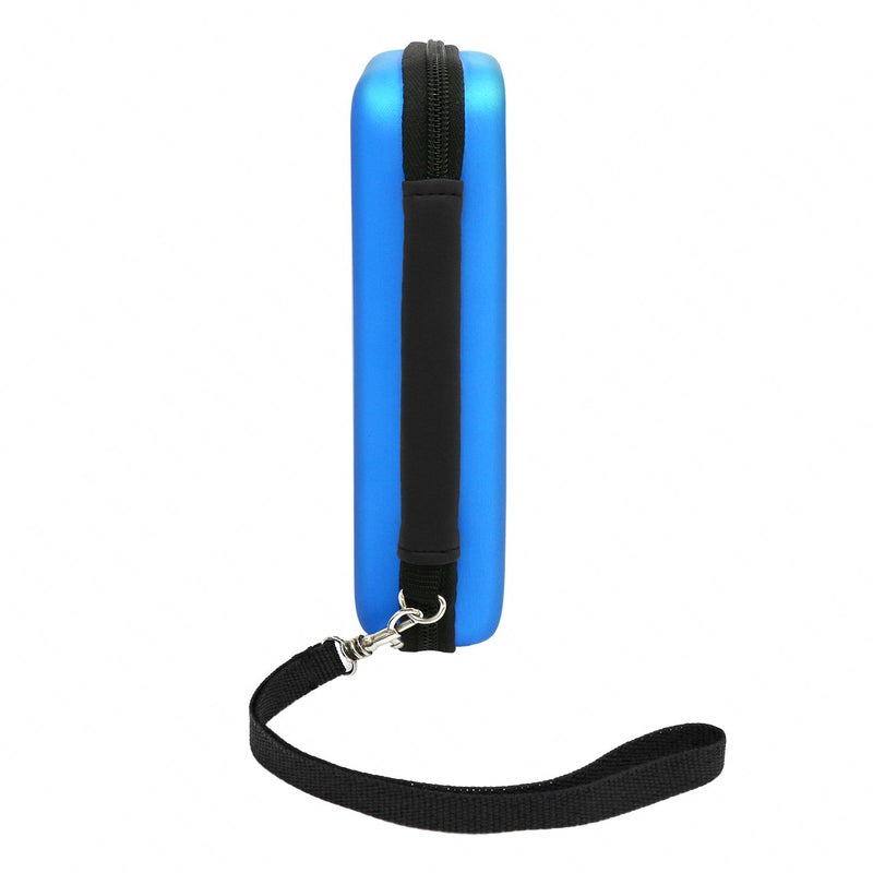 ADVcer 3DS Case, EVA Waterproof Hard Shield Protective Carrying Case with Detachable Hand Wrist Strap Compatible with Nintendo New 3DS XL, New 3DS, 3DS XL, 3DS, 3DS LL or 2DS XL or DSi, DS Lite (Blue) - Image 5