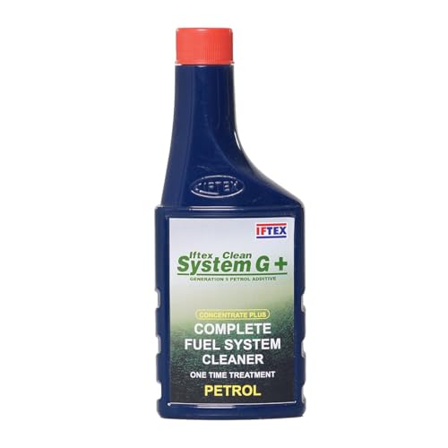 IFTEX Clean System G +, e20 Petrol Additive Complete Fuel System Cleaner One Time Treatment for Petrol Cars (300 ml) / Petrol Injector Cleaner Improves Mileage and Better Combustion - Image 1