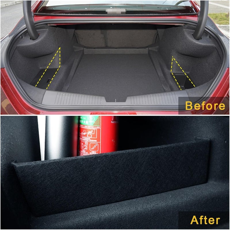 Vuzmode Flannel Auto Trunk Organizer for Cadillac CT4 CT5 CT6 - Image 4