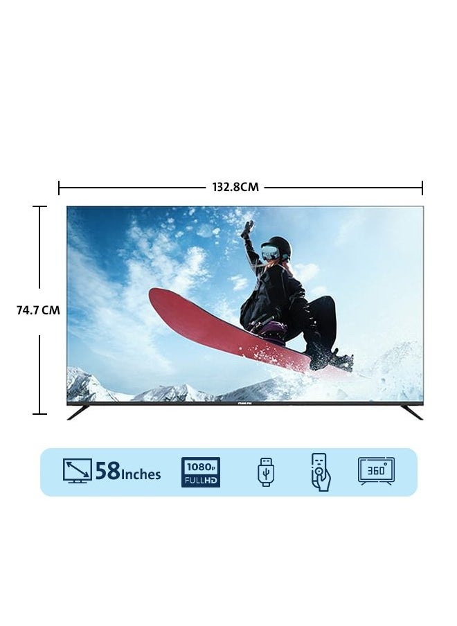 58 inch LED Smart TV, Android operating system, FULL HD, Model (2023)