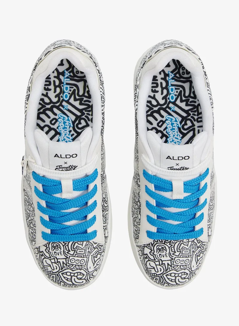 ALDO  TGOODMAN01 Printed Lace Up Sneakers for Women | Best Price UAE