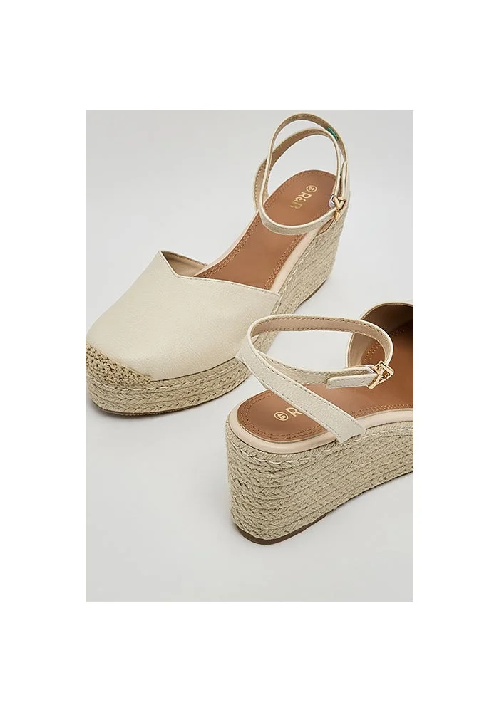 R&b  Ankle Strap Espadrille Wedges for Women | Best Price UAE
