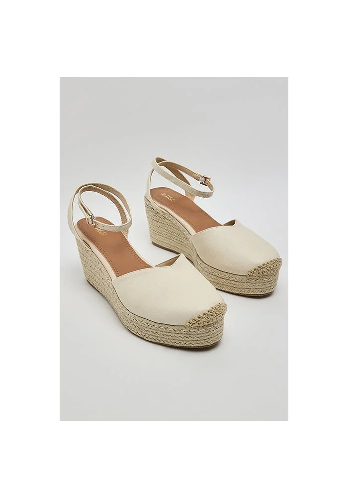 R&b  Ankle Strap Espadrille Wedges for Women | Best Price UAE