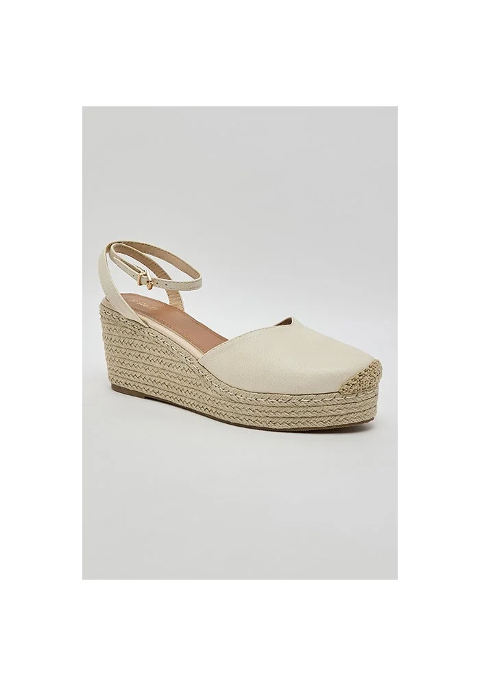 Ankle Strap Espadrille Wedges