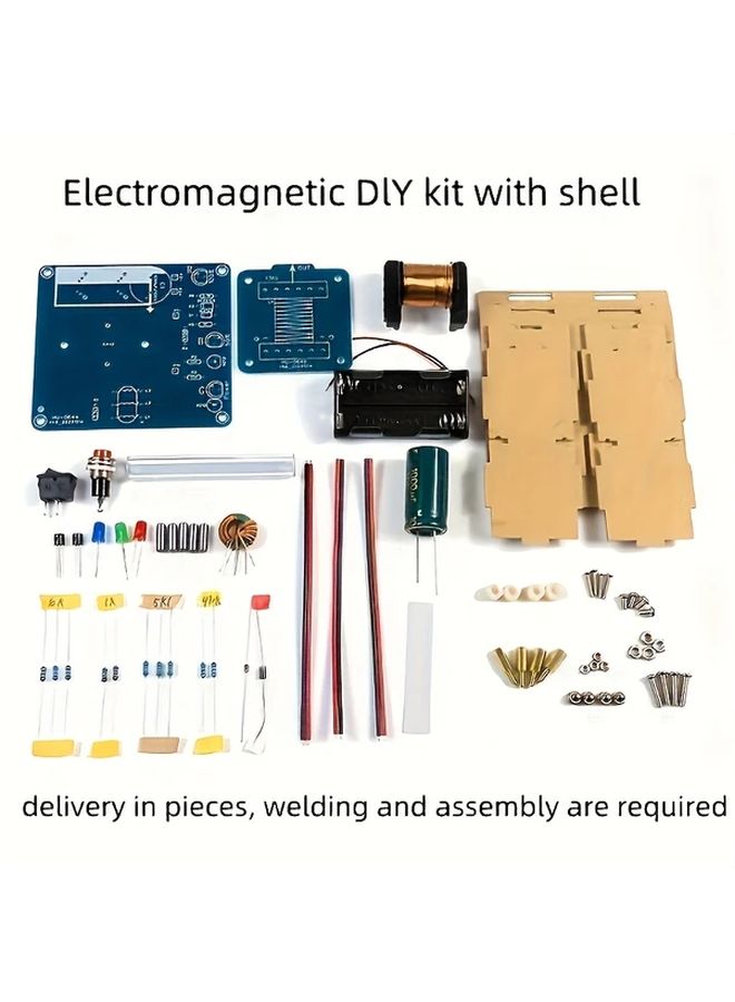 DIY Science Kits High Pressure Electromagnetic Gun Electronics Set - Image 5