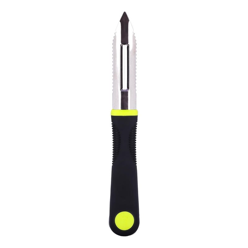 Stewit® Fruit Peeler for Kitchen Stainless Steel Vegetable Potato Multipurpose Scrapper (Black Peeler) - Image 4