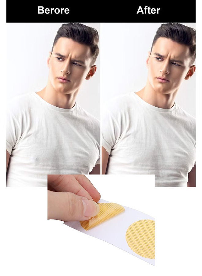 Depend 100PCS Self-Adhesive Nipple Guard Pasties Nipplecover Tape Set for Men Running Sporting - Image 2