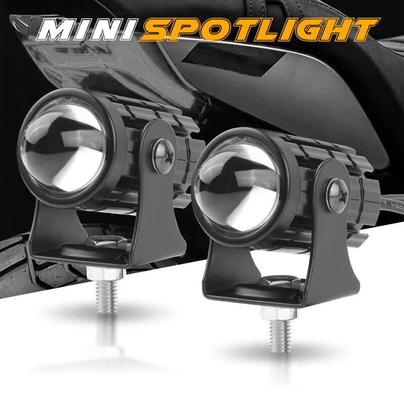 LOVMOTO Universal u1 Bike Led Light Headlight Bulb High Power| Motorcycle Fog Lamps Mini Driving Lights (White/Yellow) Comfortable For Ave-nger St-reet 2-20 - Image 3
