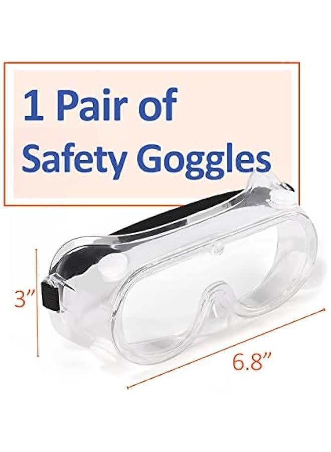 Arabest - Safety Goggles Over Glasses, Protective Goggles, Safety Goggles Anti Fog, Work, Safety Glasses Over  - Image 2