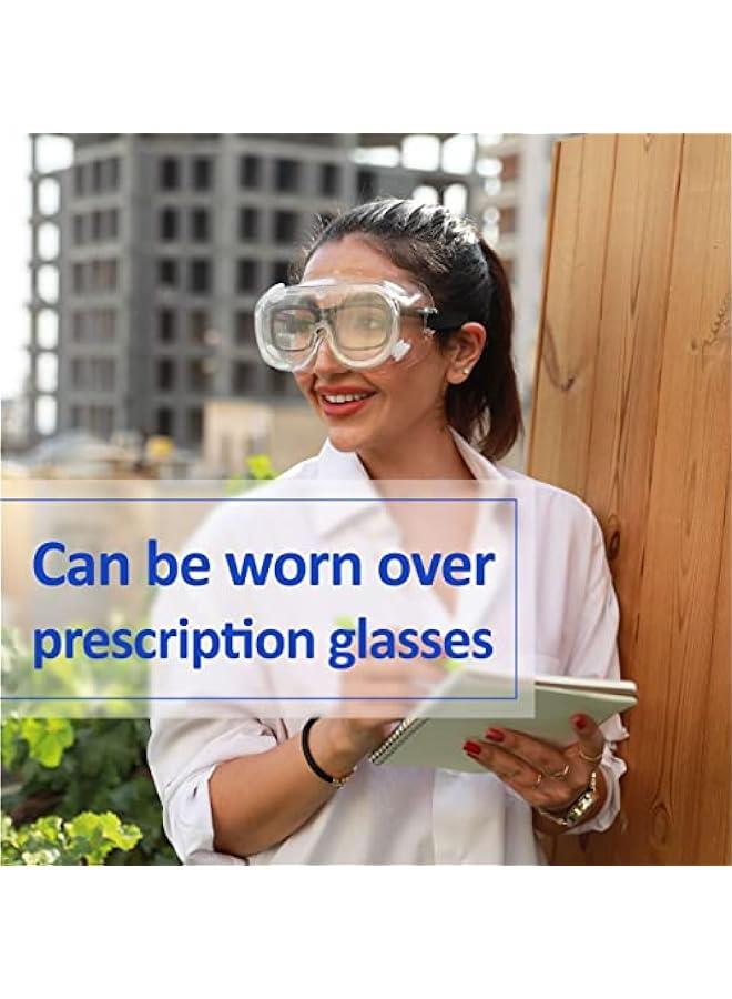 Arabest - Safety Goggles Over Glasses, Protective Goggles, Safety Goggles Anti Fog, Work, Safety Glasses Over  - Image 5