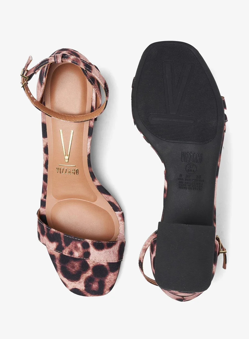 VIZZANO Beige Heels Sandal for Women – Stylish Ladies Heel Sandals & Sling Back Heels for Girls for Women | Best Price UAE