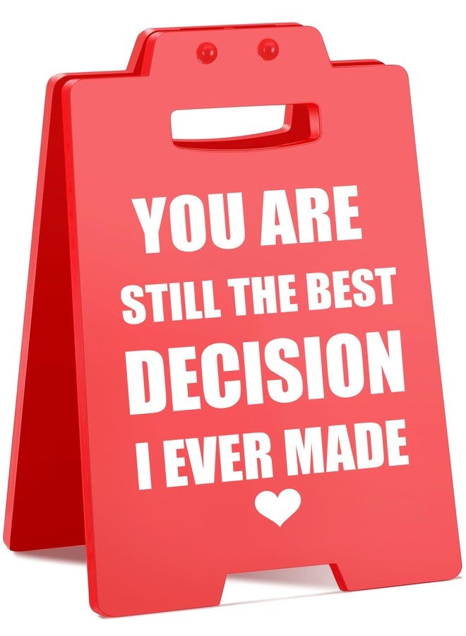 MAMAGIFTREE Anniversary Romantic Gifts for Men, Women, Boyfriend, Girlfriend, Husband, Wife, Coupl Valentines Day Decor Sign, Sentimental Home Office Decor Ideas for Him or Her - Image 1