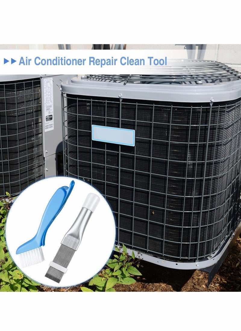 Excefore - 4 Pieces Fin Comb Air Conditioner Fin Cleaner and Brush - Image 1
