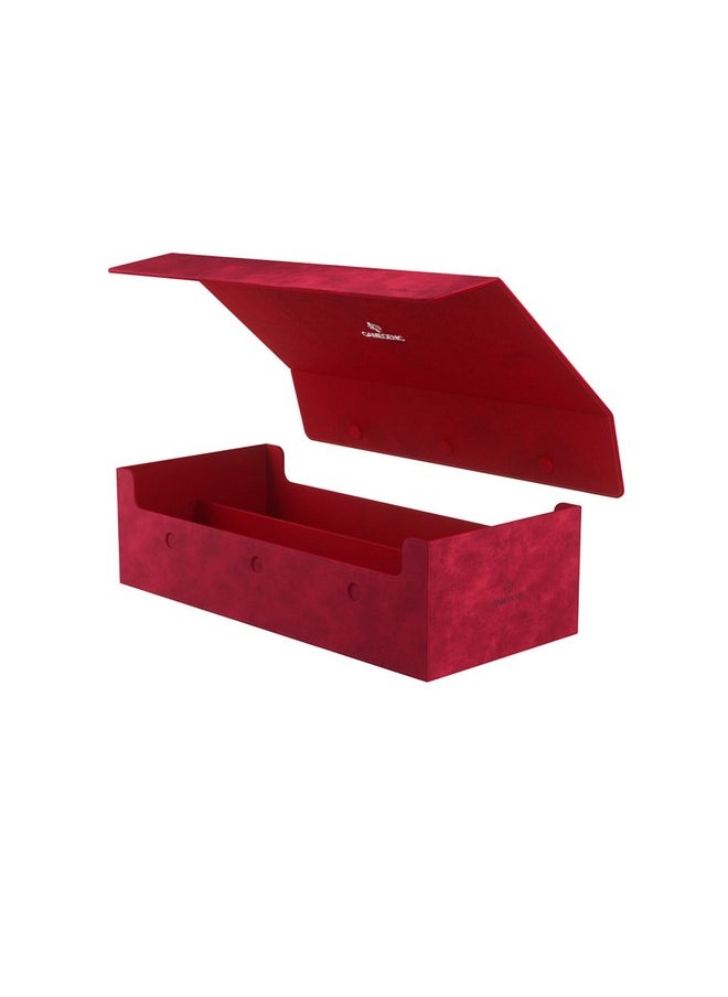 Gamegenic Dungeon 1100+ Convertible Deck and Game Accessories Box | Double-Sleeved Card Storage | Card Game Protector | Nexofyber Surface | Holds up to 1,000 Cards | Red Color | Made by Gamegenic (GGS20117ML)  - Image 2