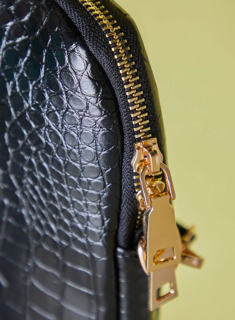 AURORA 15" Croc Embossed Laptop Bag